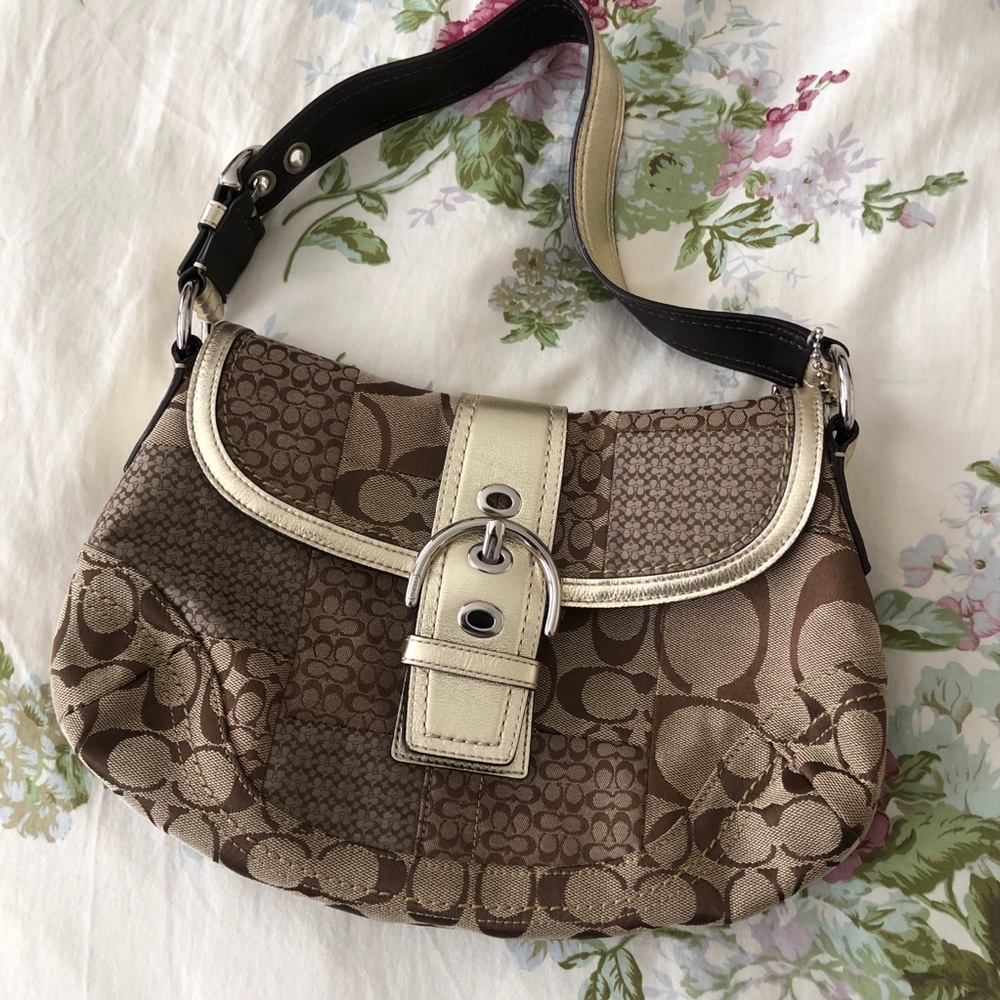 Coach Monogram Shoulder Bag